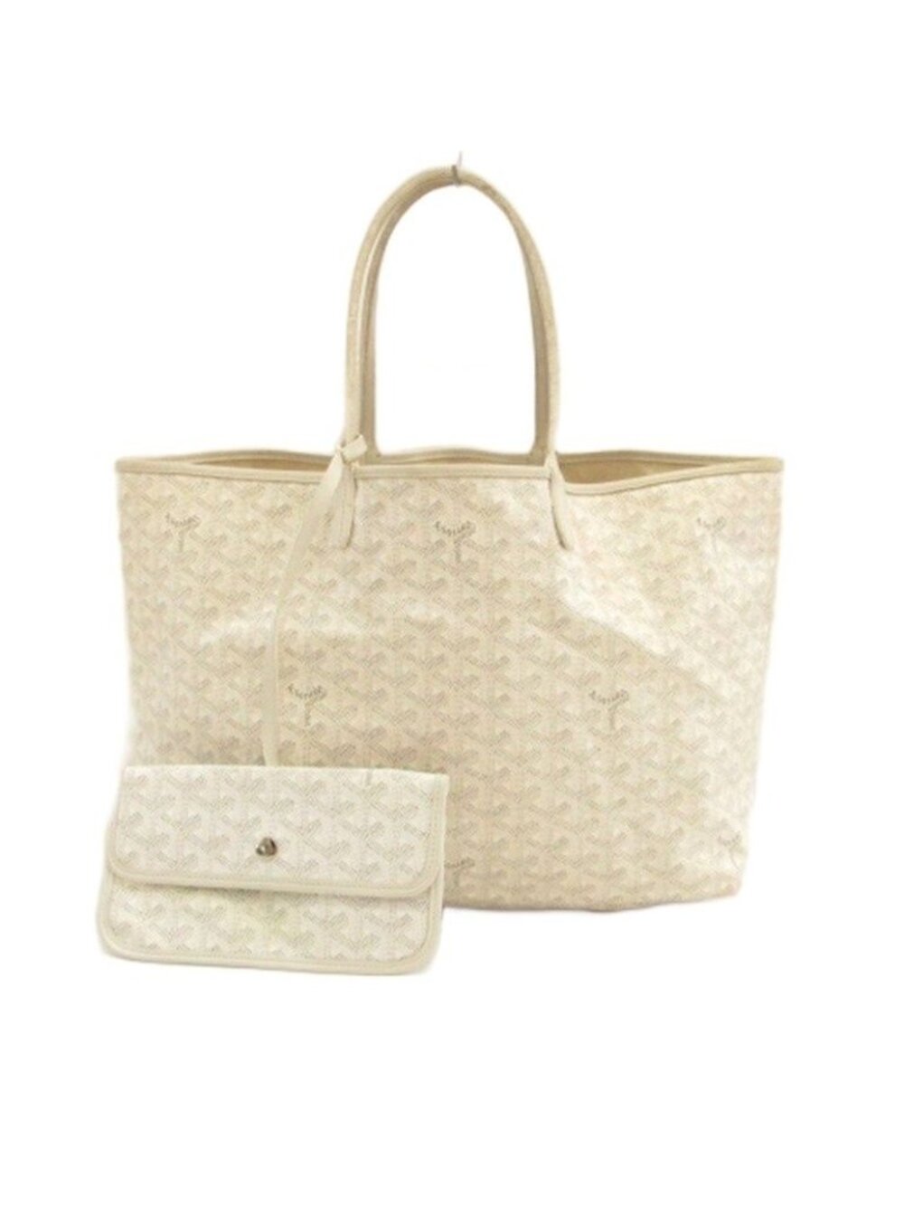 Goyard Saint Louis PM Tote Bag White
